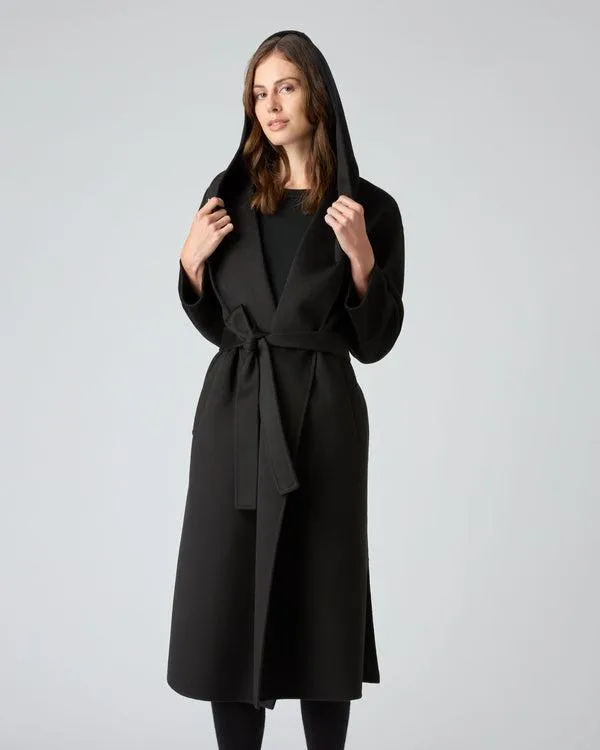 Women Women039s Cashmere Robe CoatIn Black Black NPeal Coats and Jackets