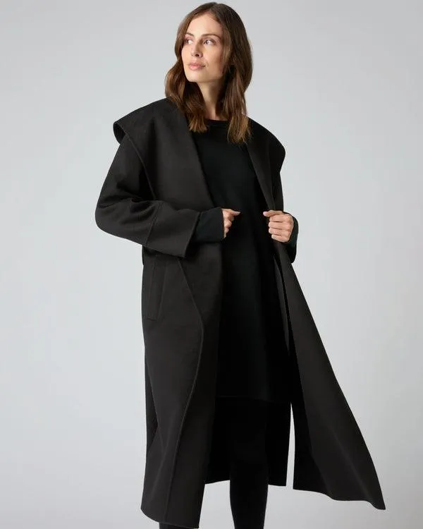 Women Women039s Cashmere Robe CoatIn Black Black NPeal Coats and Jackets
