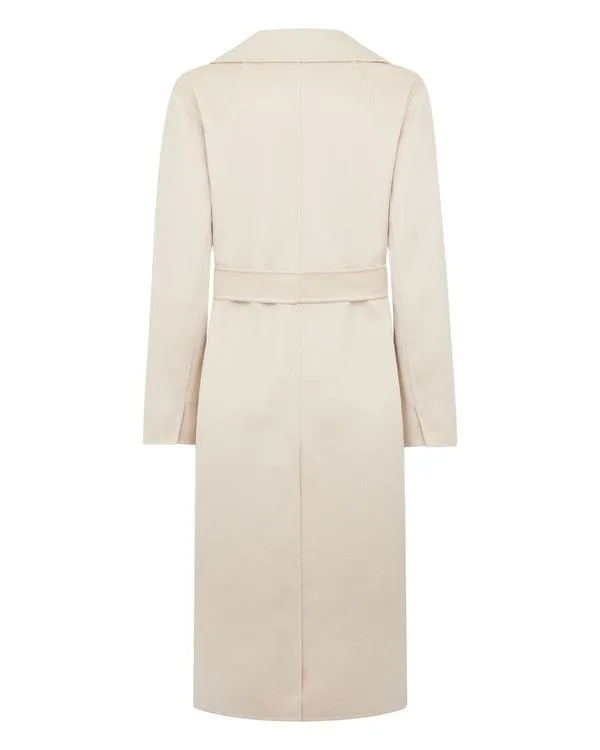 Women Women039s Notch Lapel Cashmere CoatIn Cream Cream NPeal Coats and Jackets