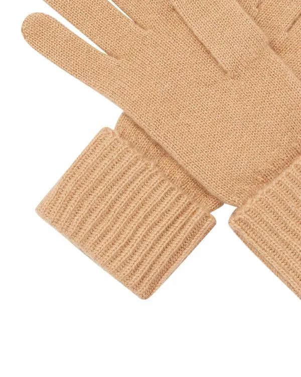 Women Women039s Ribbed Cashmere GlovesIn Camel Brown Camel Brown NPeal Gloves