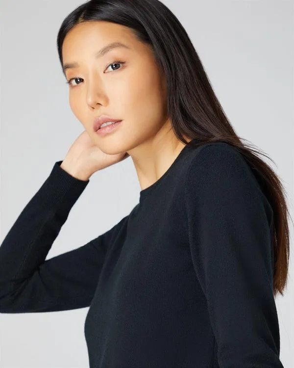 Women Women039s Round Neck Cashmere SweaterIn Black Black NPeal Round Necks