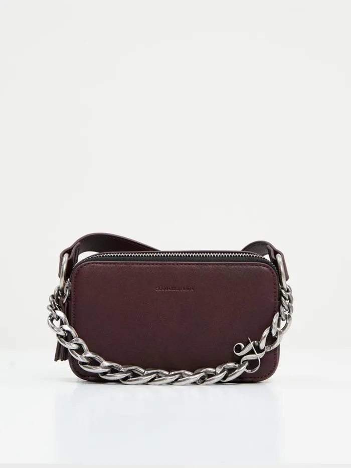 Women WOMEN SMALL REPORTER BAG Bordeaux Scotch and Soda Bags