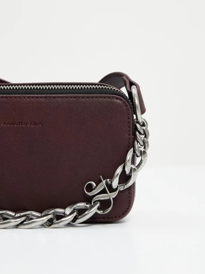 Women WOMEN SMALL REPORTER BAG Bordeaux Scotch and Soda Bags