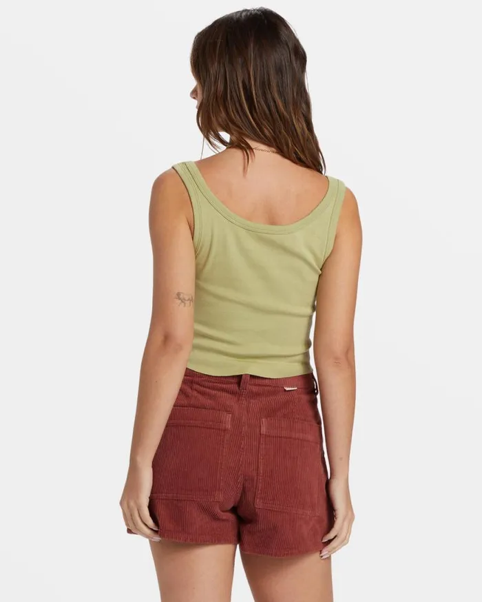 Womens Dancing Desert TShirt Avocado Billabong Tops Womens Dancing Desert TShirt Avocado Billabong Tops