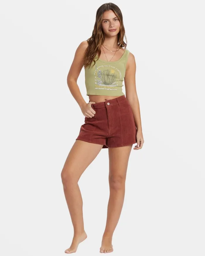 Womens Dancing Desert TShirt Avocado Billabong Tops Womens Dancing Desert TShirt Avocado Billabong Tops