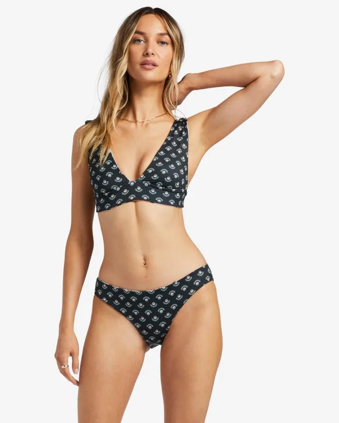 Womens Dont Trip Rev Lowrider Black Pebble Billabong Bikini Bottoms