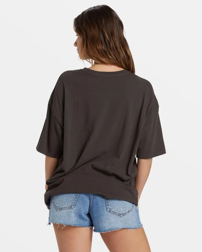 Womens Golden Times TShirt Off Black Billabong Graphic Tees and Tanks Womens Golden Times TShirt Off Black Billabong Graphic Tees and Tanks