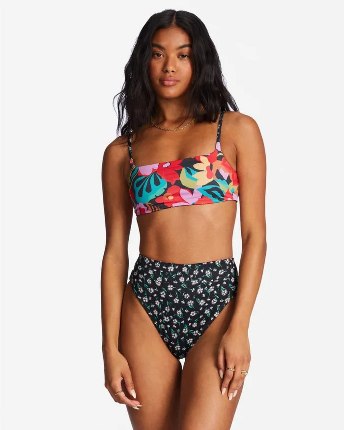 Womens Islands Away Rev Zoe Reversible Crop Bikini Top Multi Billabong Bikinis Womens Islands Away Rev Zoe Reversible Crop Bikini Top Multi Billabong Bikinis