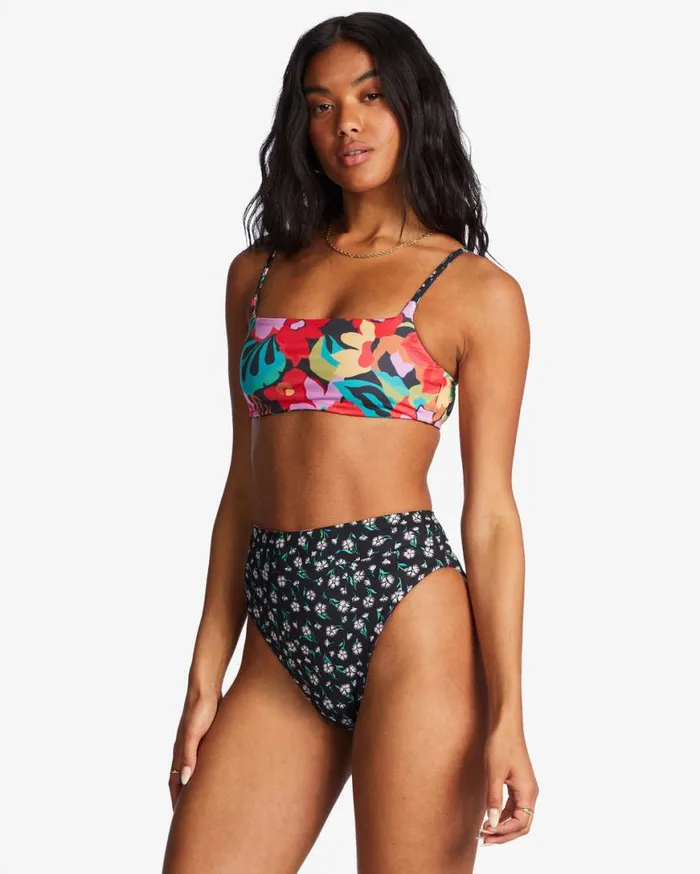 Womens Islands Away Rev Zoe Reversible Crop Bikini Top Multi Billabong Bikinis Womens Islands Away Rev Zoe Reversible Crop Bikini Top Multi Billabong Bikinis