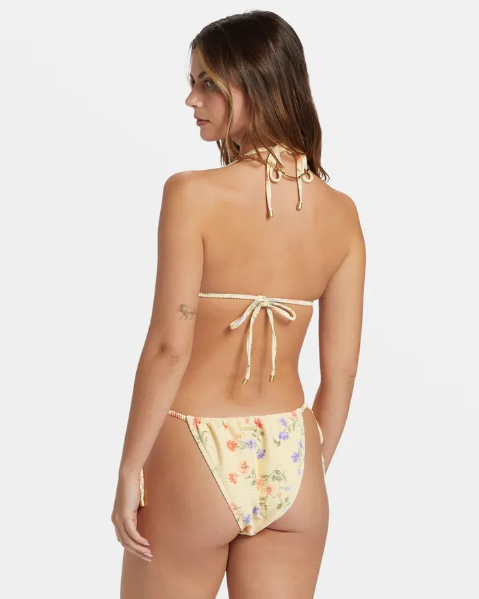 Womens Kismet Bells Tie Side Bikini Bottoms Yellow Billabong Bikinis