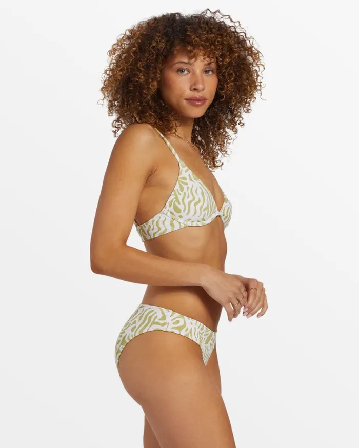 Womens La Cala Bondi Moderate Bikini Bottoms Moss Joy Billabong Bikinis