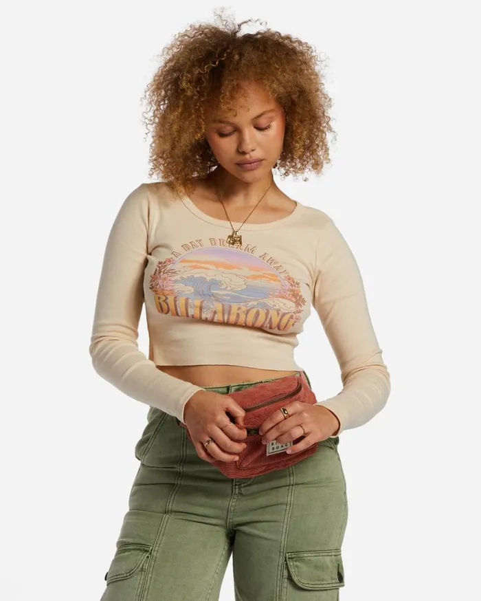 Womens On My Bum Waist Pack Rose Dawn Billabong Beach Accessories