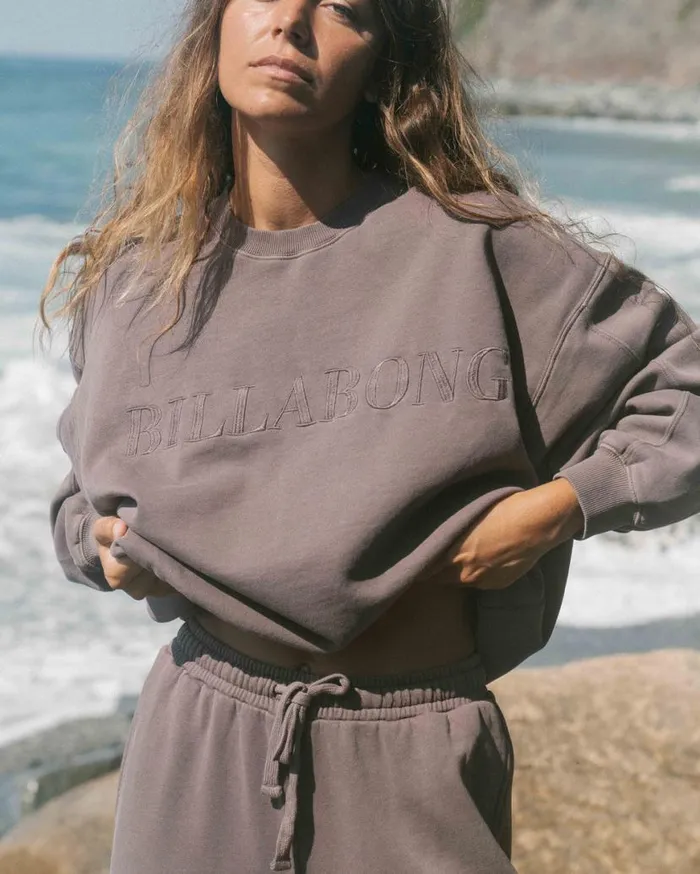 Womens Palmin Kendal Crewneck Sweatshirt Kona Billabong Sweatshirts and Fleece