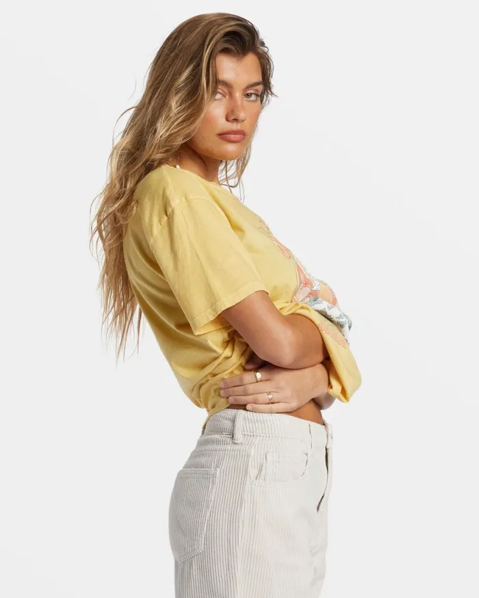 Womens Season Of The Sol TShirt Mellow Daze Billabong Tops