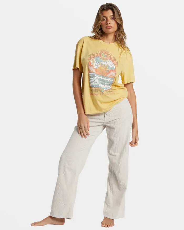 Womens Season Of The Sol TShirt Mellow Daze Billabong Tops