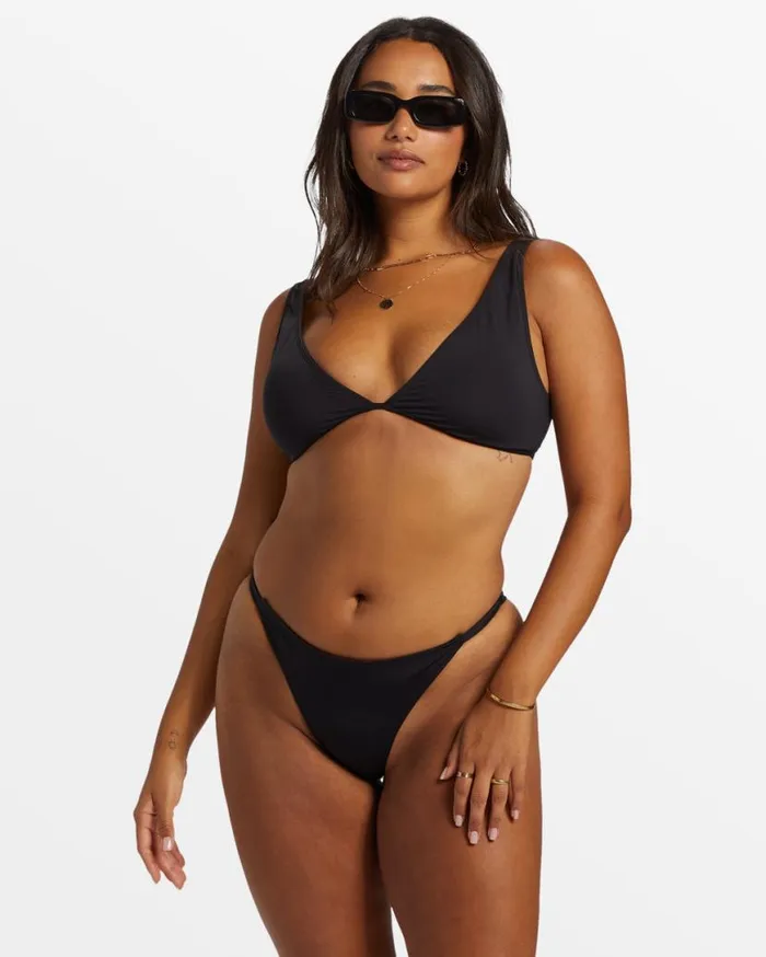 Womens Sol Searcher Ava Tank Bikini Top Black Pebble Billabong Bikini Tops