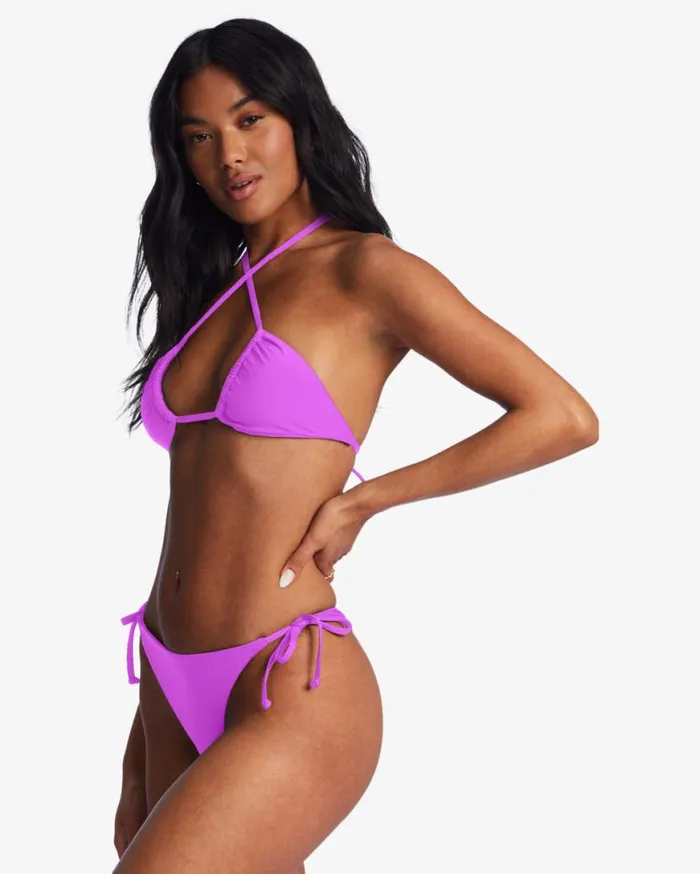 Womens Sol Searcher MultiWay Triangle Bikini Top Bright Orchid Billabong Bikini Tops