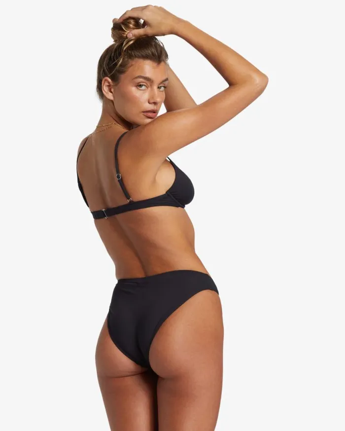 Womens Sol Searcher Reese Underwire Bikini Top Black Pebble Billabong Bikini Tops