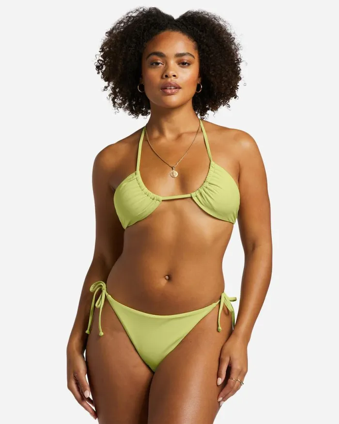 Womens Sol Searcher TieSide Tanga Bikini Bottoms Light Lime Billabong Bikinis Womens Sol Searcher TieSide Tanga Bikini Bottoms Light Lime Billabong Bikinis