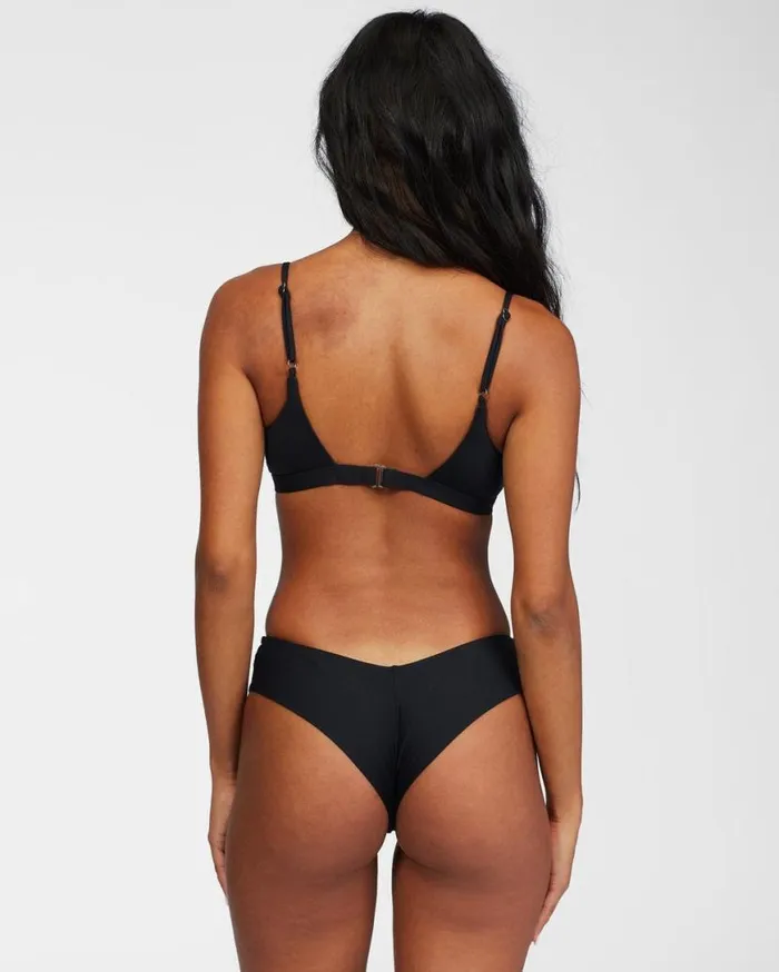 Womens Sol Searcher Twist Bikini Top Black Pebble Billabong Bikini Tops Womens Sol Searcher Twist Bikini Top Black Pebble Billabong Bikini Tops