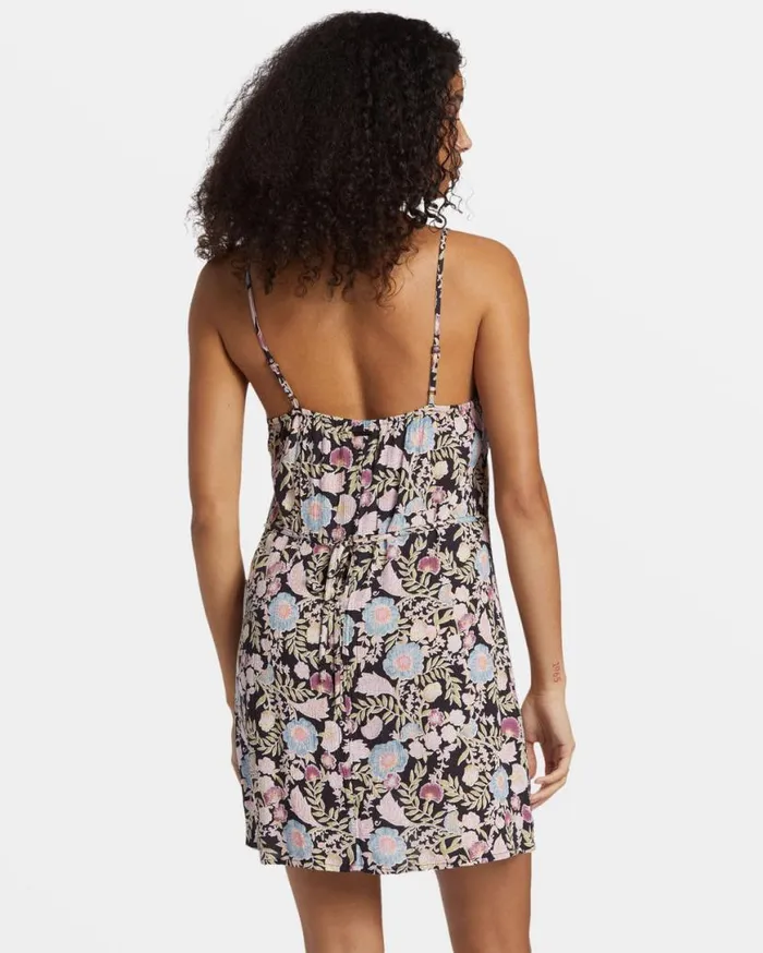 Womens Sun Chaser Mini Slip Dress Black Sands Billabong Dresses Womens Sun Chaser Mini Slip Dress Black Sands Billabong Dresses