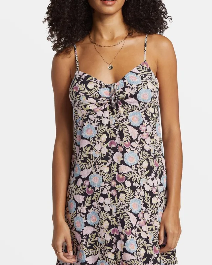 Womens Sun Chaser Mini Slip Dress Black Sands Billabong Dresses Womens Sun Chaser Mini Slip Dress Black Sands Billabong Dresses