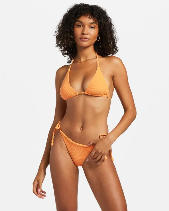 Womens Tanlines Multi Triangle Bikini Top Orange Peel Billabong Bikinis