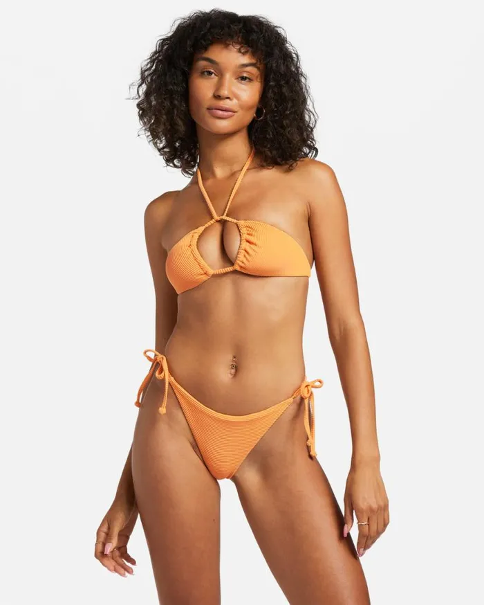 Womens Tanlines Multi Triangle Bikini Top Orange Peel Billabong Bikinis Womens Tanlines Multi Triangle Bikini Top Orange Peel Billabong Bikinis