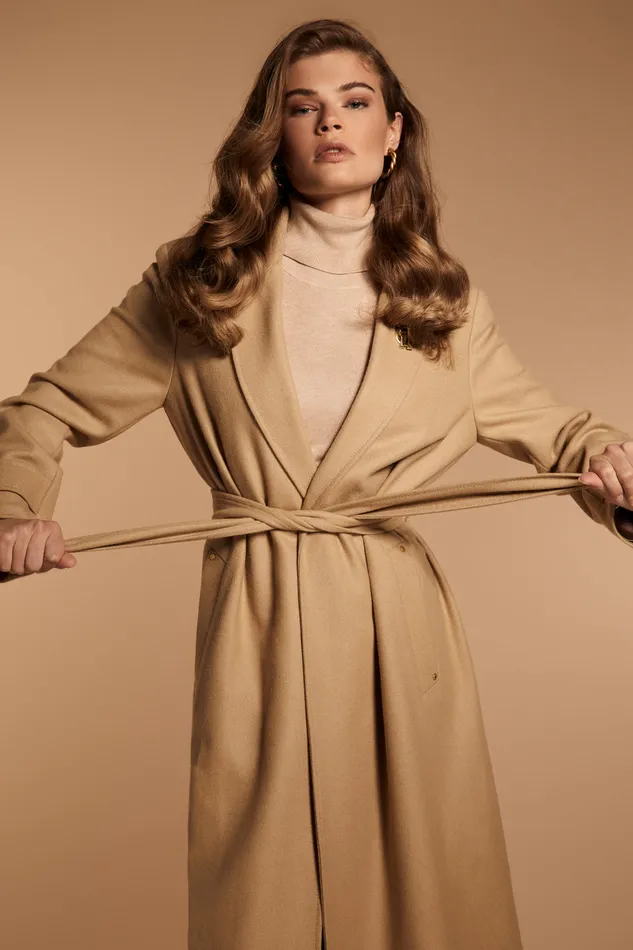 Wrap Coat Camel Women Holland Cooper Coats