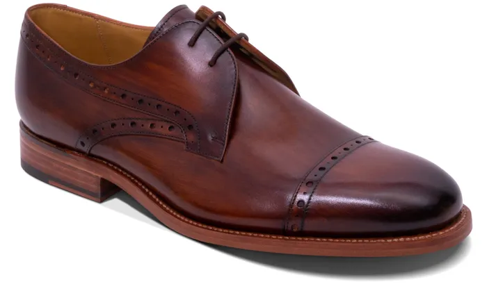 Wye 8211 Hand Brushed Brown Mens Barker Shoes Mens Derbys