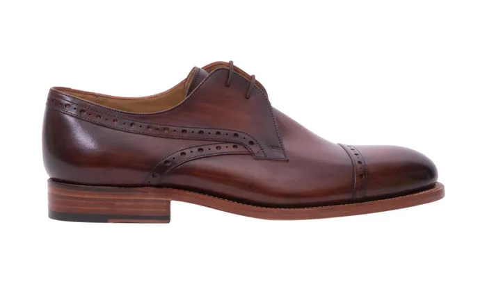 Wye 8211 Hand Brushed Brown Mens Barker Shoes Mens Derbys