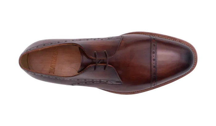 Wye 8211 Hand Brushed Brown Mens Barker Shoes Mens Derbys