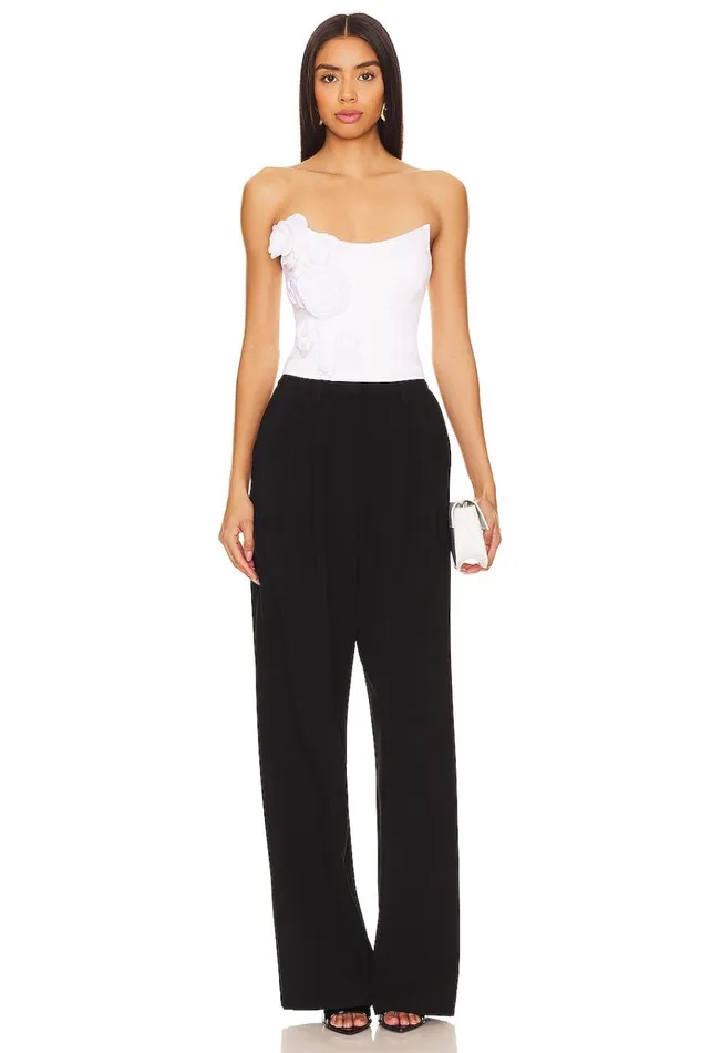 X Anja Dujakovi Selena Bustier White Women Lovers Friends Tops