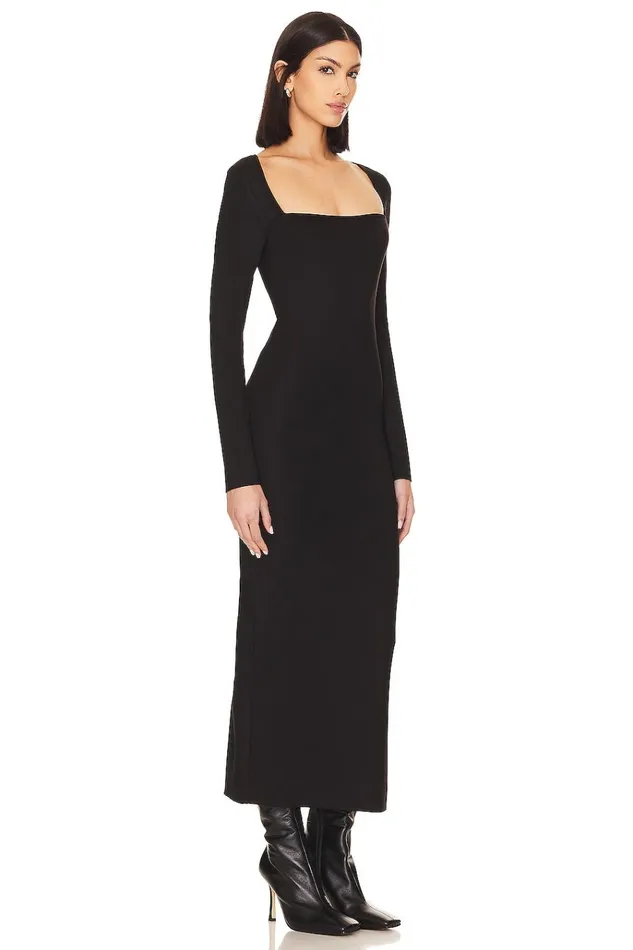 X Anja Dujakovi Velyne Midi Dress Black Women Lovers Friends Dresses X Anja Dujakovi Velyne Midi Dress Black Women Lovers Friends Dresses