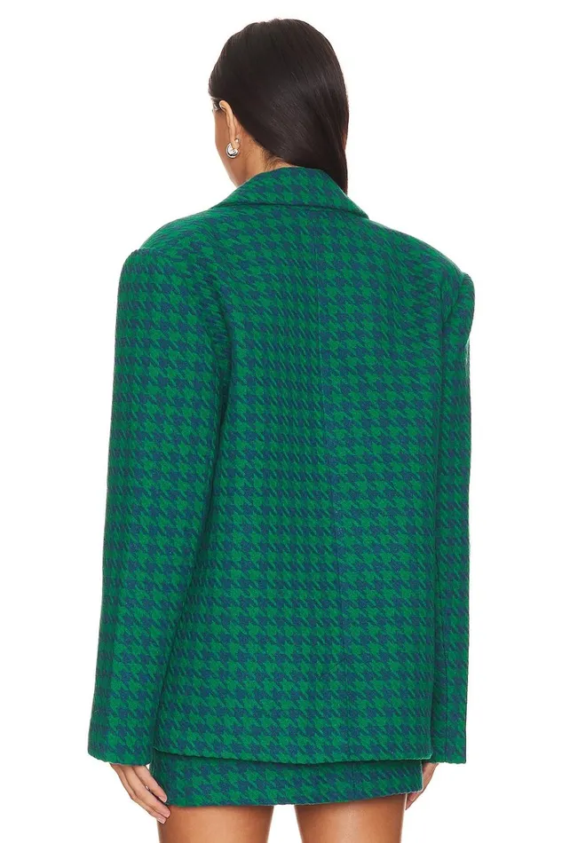 X Rachel Hadley Blazer Blue and Green Women Lovers Friends Jackets and Coats X Rachel Hadley Blazer Blue and Green Women Lovers Friends Jackets and Coats