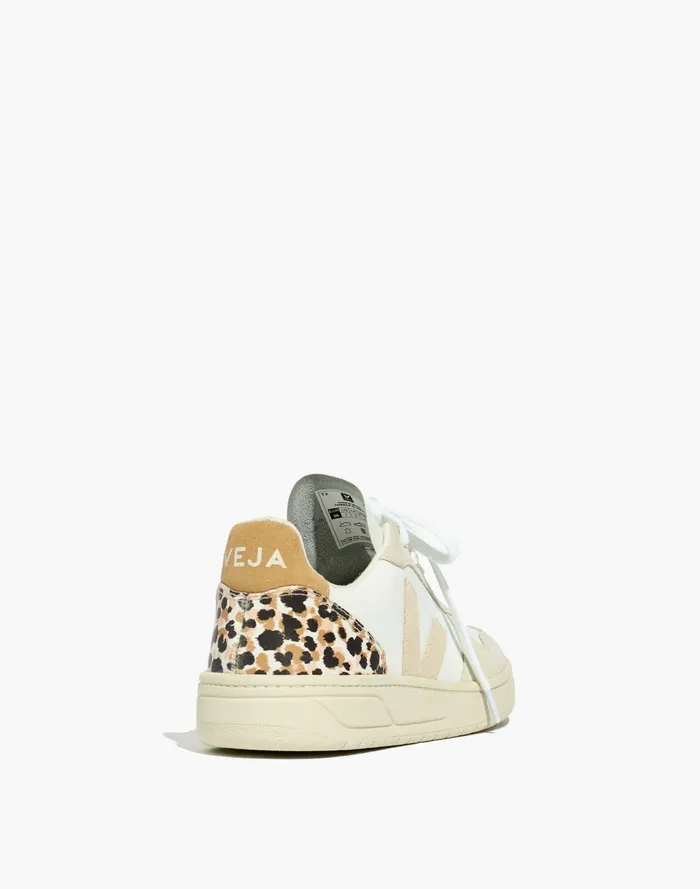 X Veja V 10 Sneakers In Animal Print Leather Whitesableleopard Women Madewell Sneakers X Veja V 10 Sneakers In Animal Print Leather Whitesableleopard Women Madewell Sneakers