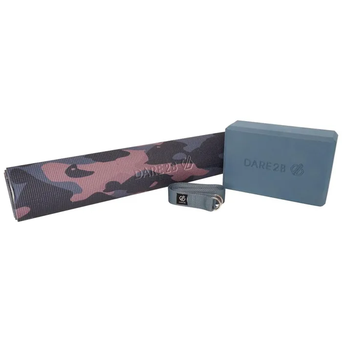 Yoga Starter Set Powder Pink Camo Men Dare 2b Gym Accessories