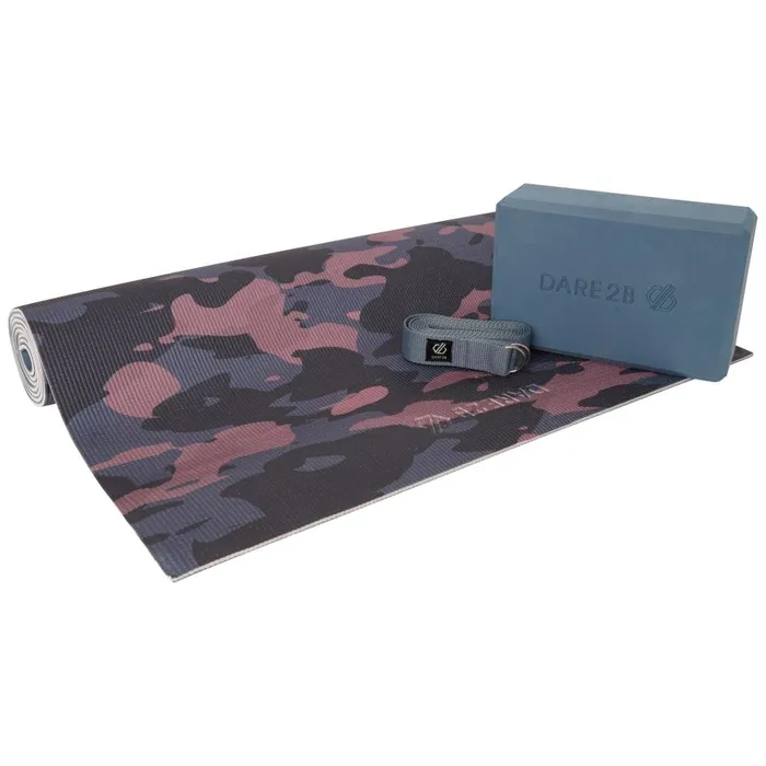 Yoga Starter Set Powder Pink Camo Men Dare 2b Gym Accessories